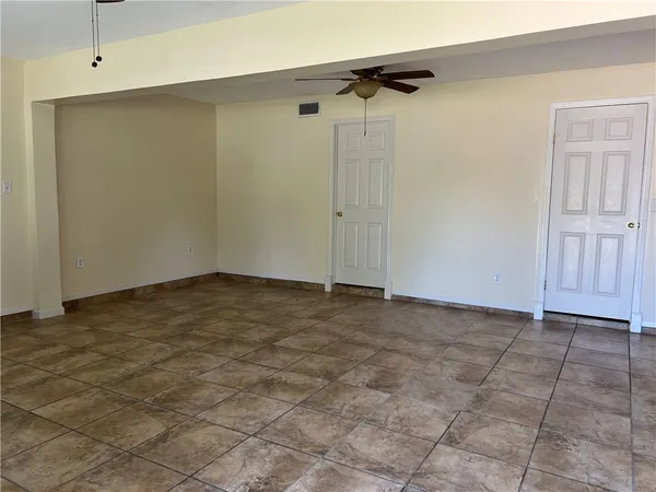 a view of an empty room