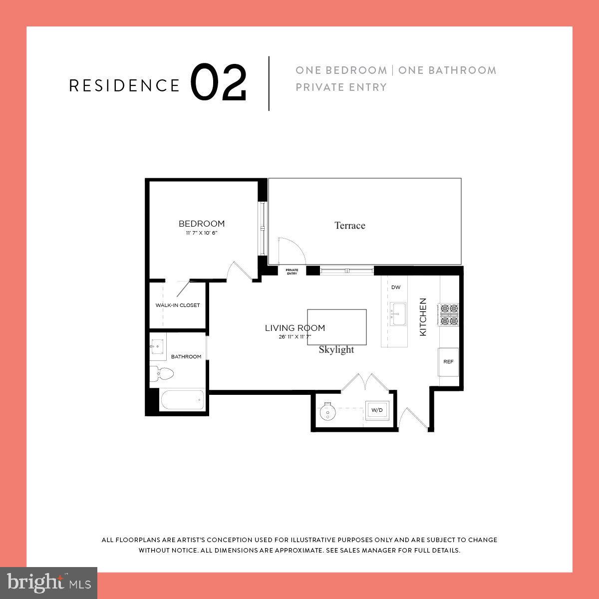 2248 Ontario Road Northwest, Unit 2 Washington, DC 20009 - Photo 30 of 30 Residence 2 Floorplan