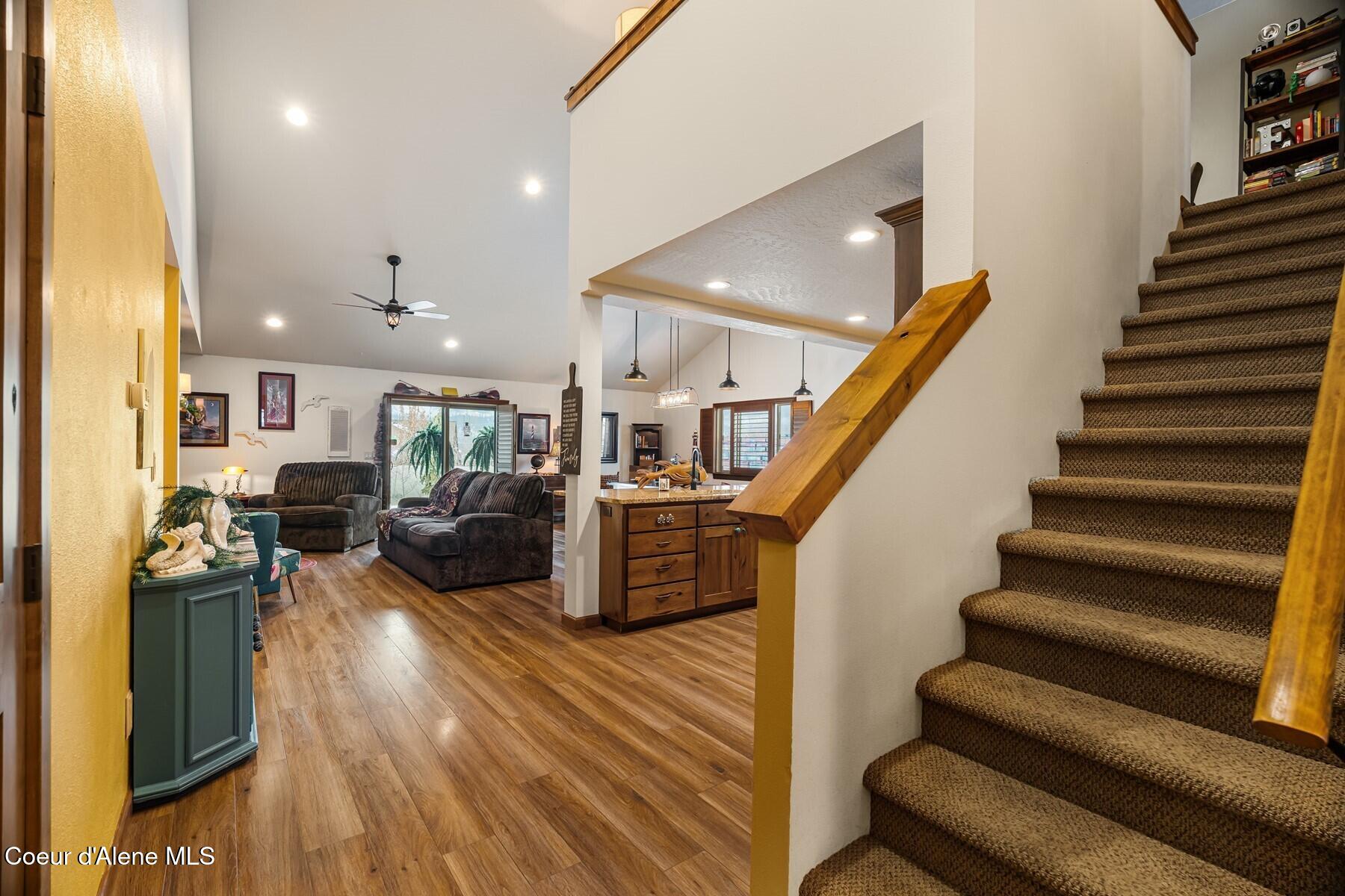 13439 North Shimmering Court Rathdrum, ID 83858 - Photo 28 of 52 Stairs to bonus room