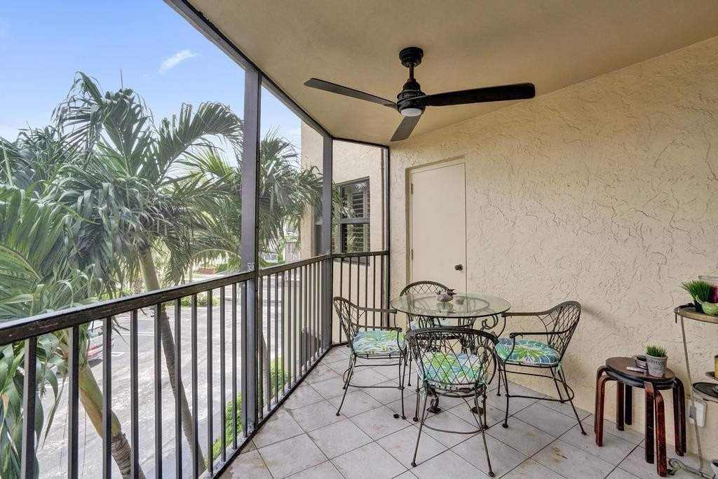 501 North Riverside Drive, Unit 203 Pompano Beach, FL 33062 - Photo 23 of 63 a view of a balcony with chairs