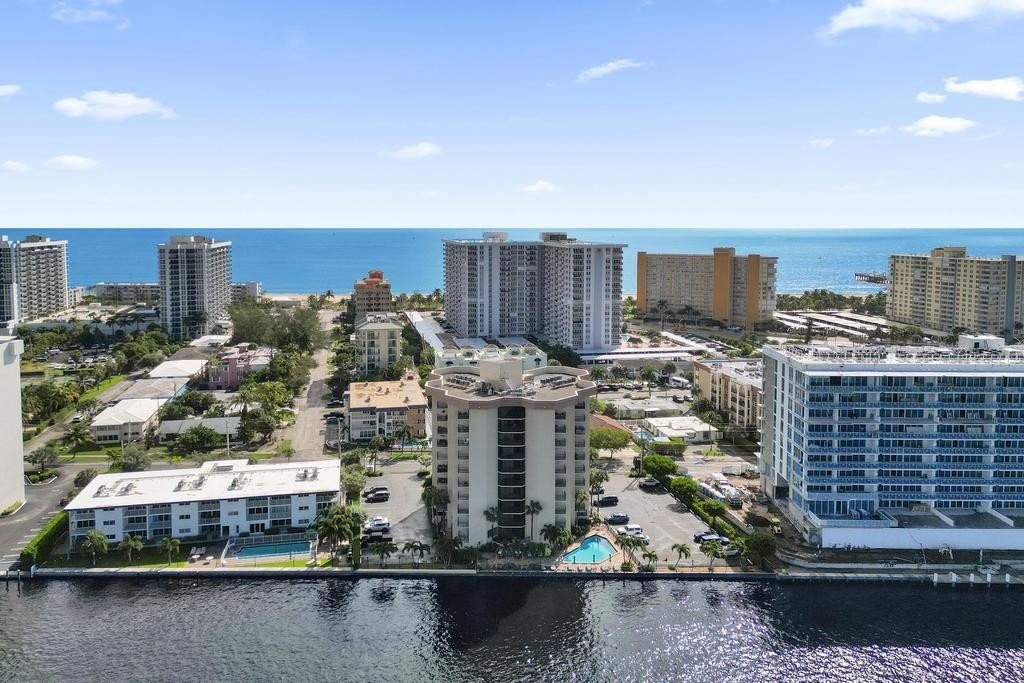 501 North Riverside Drive, Unit 203 Pompano Beach, FL 33062 - Photo 50 of 63 a view of a city with tall buildings