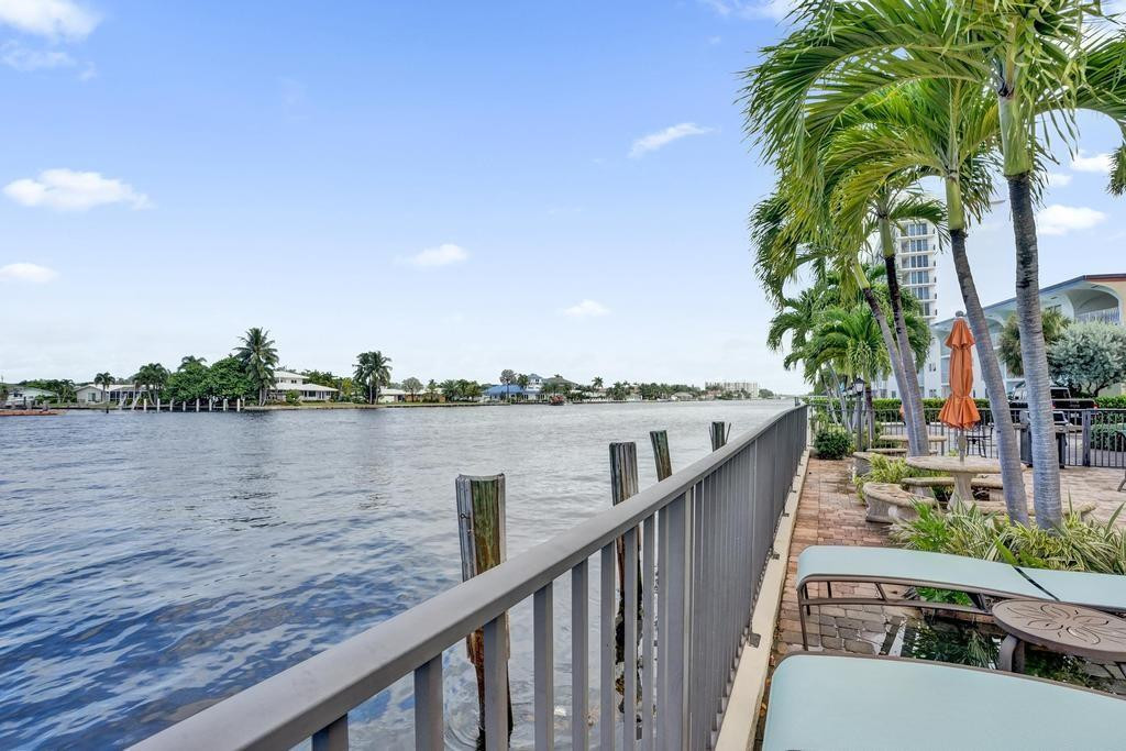501 North Riverside Drive, Unit 203 Pompano Beach, FL 33062 - Photo 63 of 63 a view of a lake from a balcony