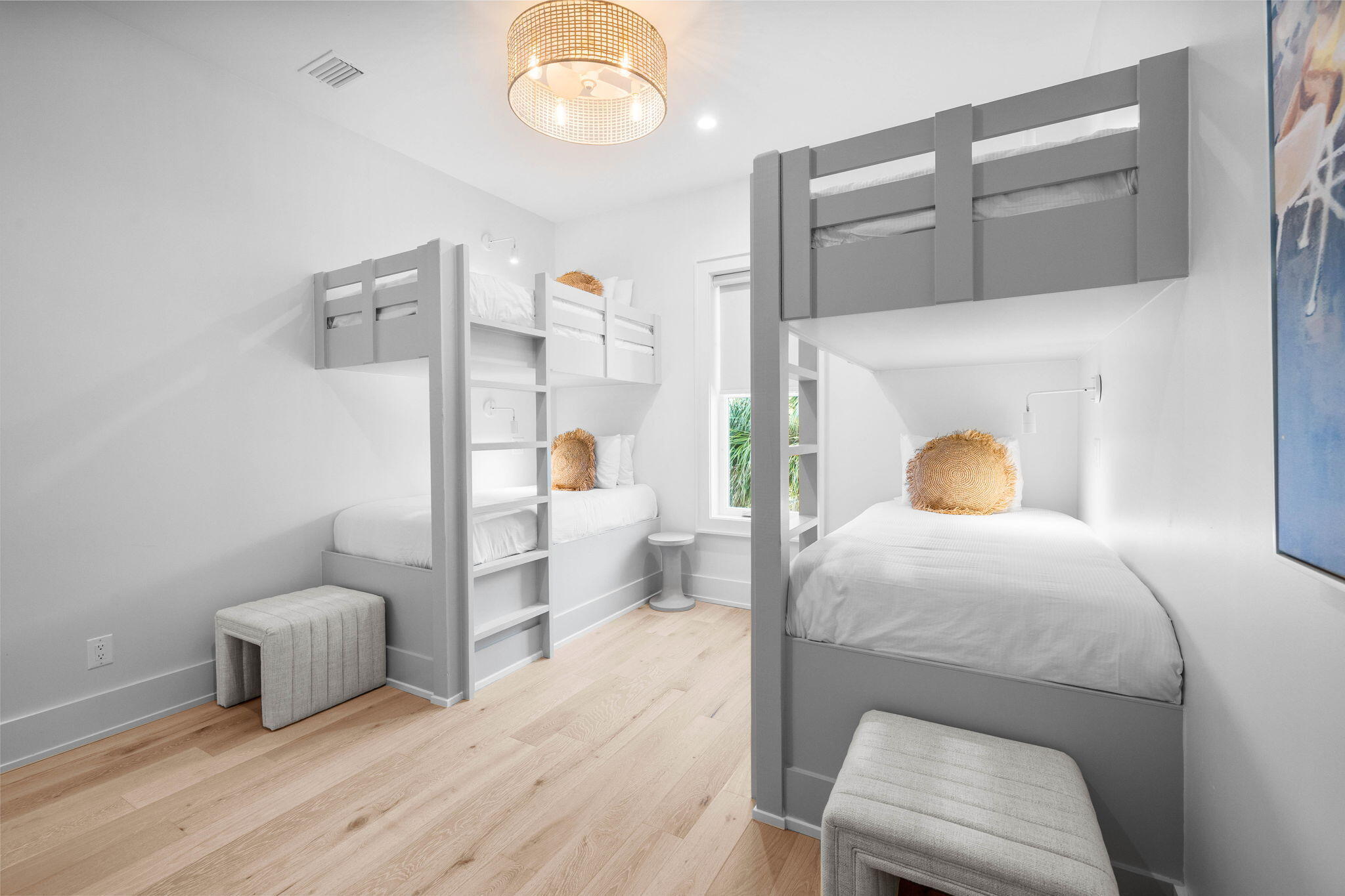 8069 East County Highway 30A Inlet Beach, FL 32461 - Photo 54 of 119 a bedroom with a bed and couch