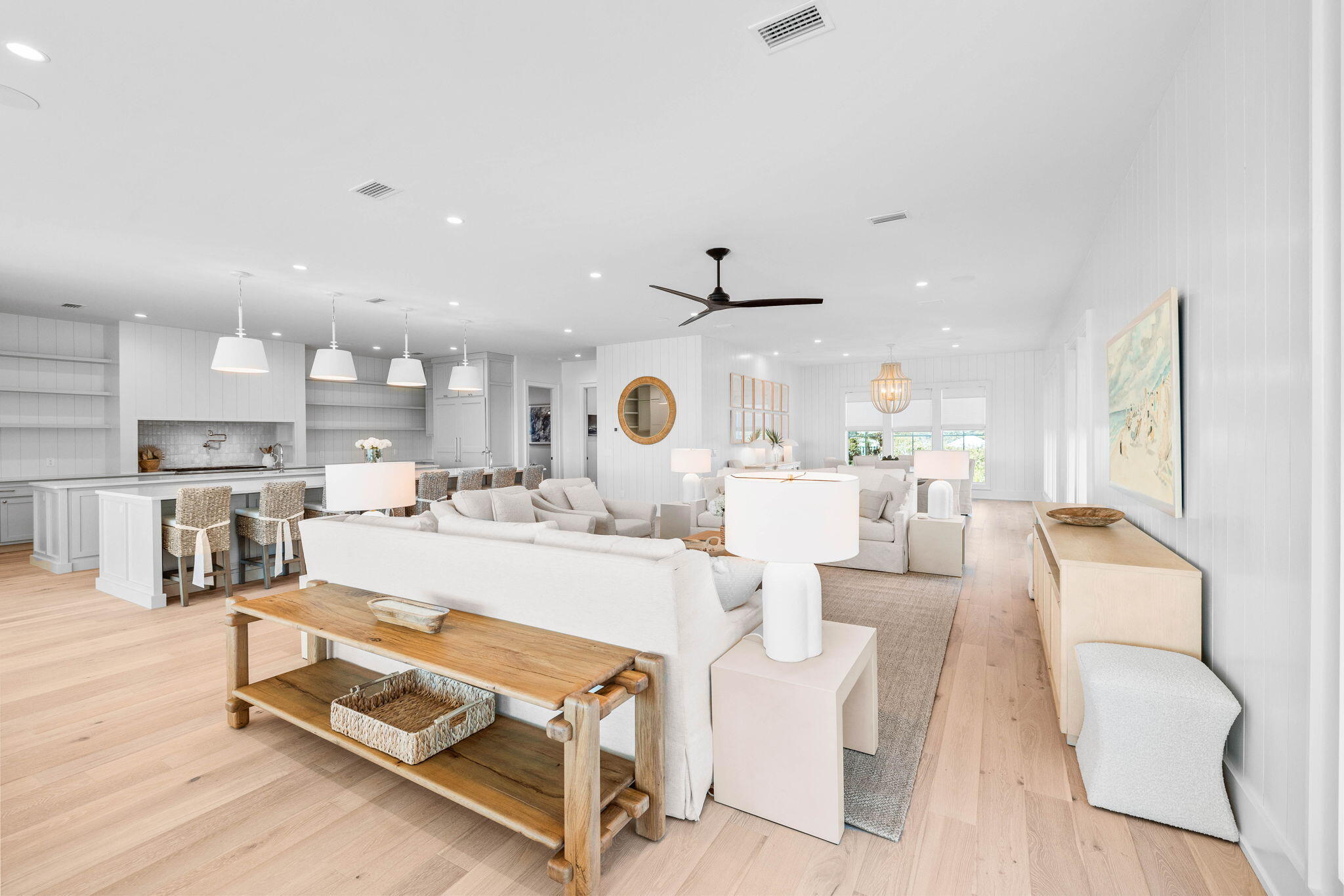 8069 East County Highway 30A Inlet Beach, FL 32461 - Photo 68 of 119 a living room with furniture and kitchen view