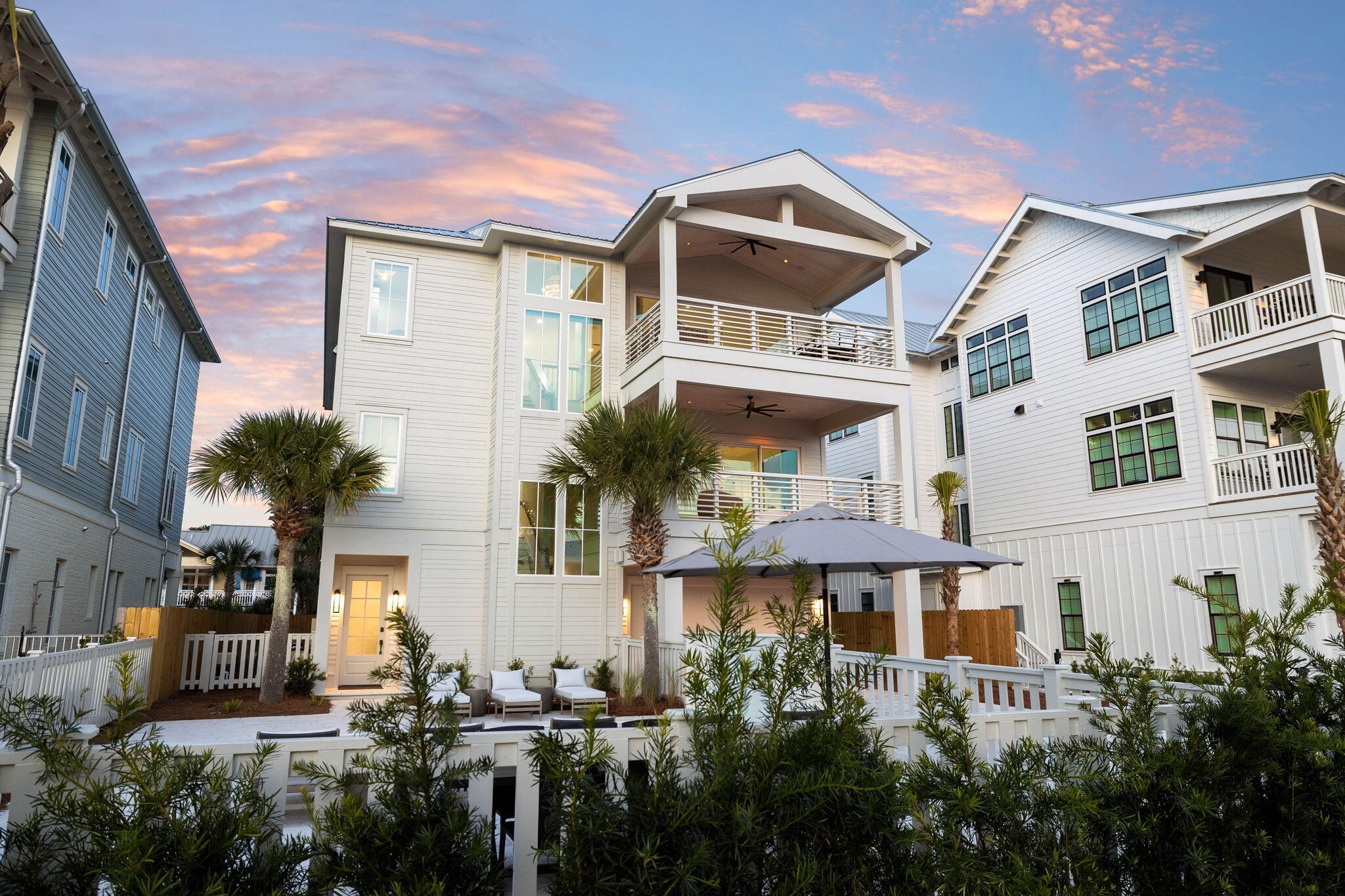 8069 East County Highway 30A Inlet Beach, FL 32461 - Photo 81 of 119 a front view of a house with a yard