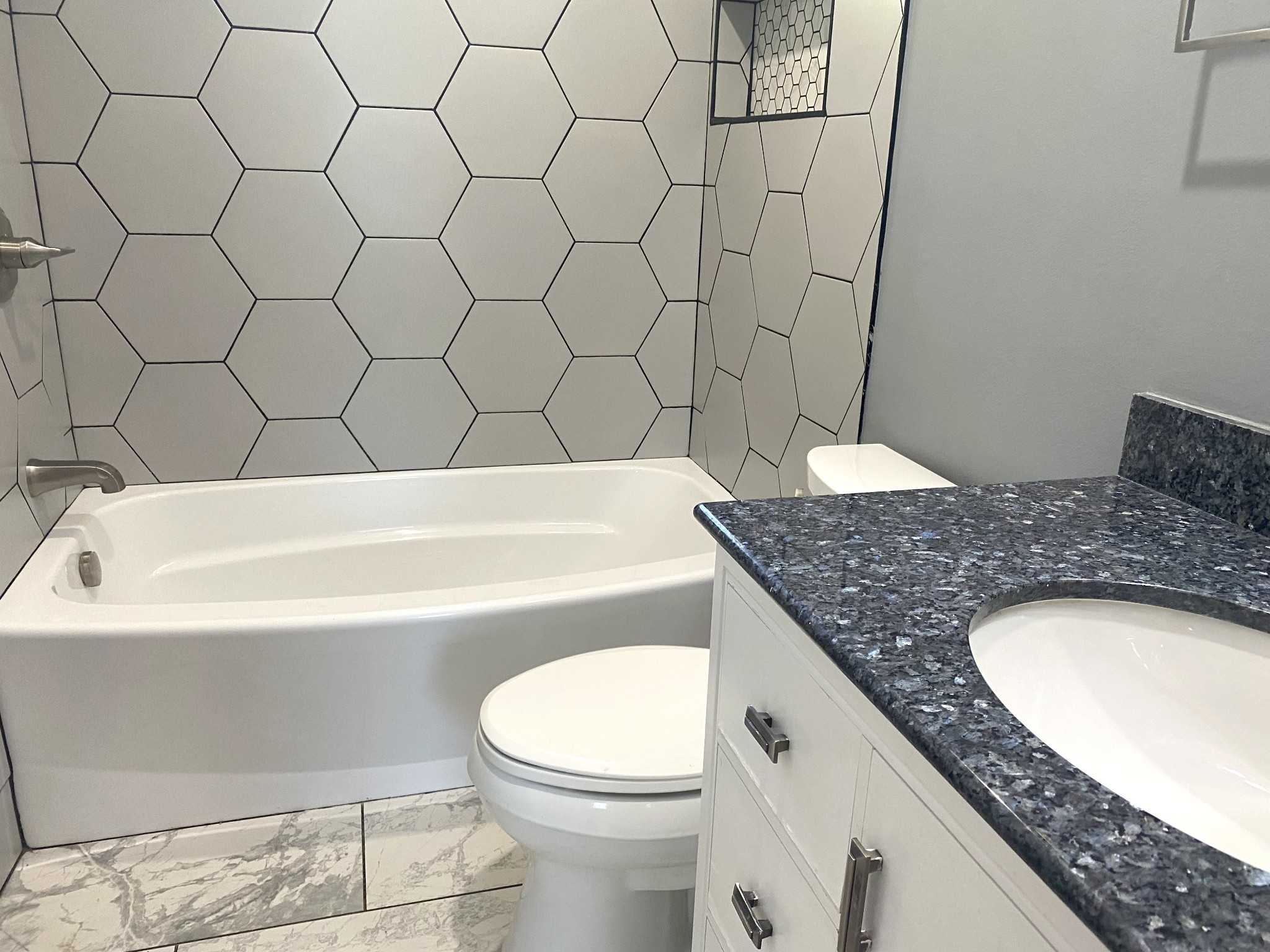 508 Roundup Road Smyrna, TN 37167 - Photo 17 of 33 a bathroom with a granite countertop sink and toilet