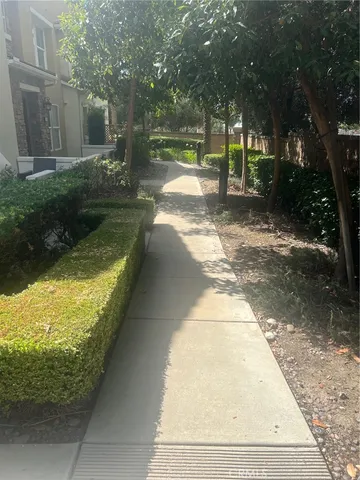 a view of road with trees