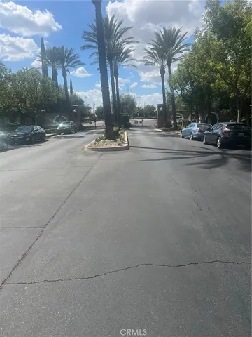 a view of street with houses