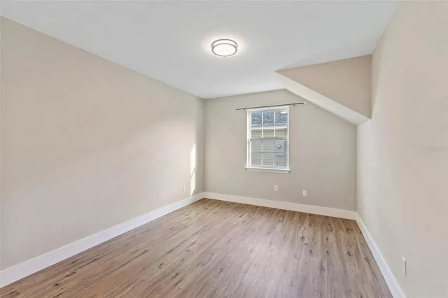 wooden floor in an empty room
