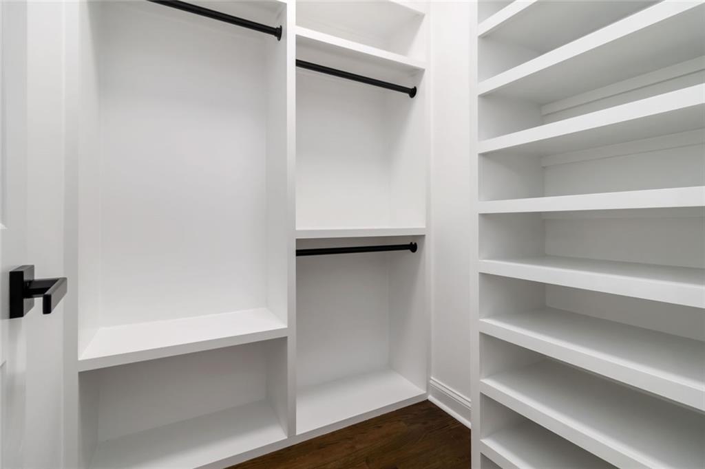 1217 Cabin Bridge Road Bethlehem, GA 30620 - Photo 26 of 43 a view of walk in closet with empty racks