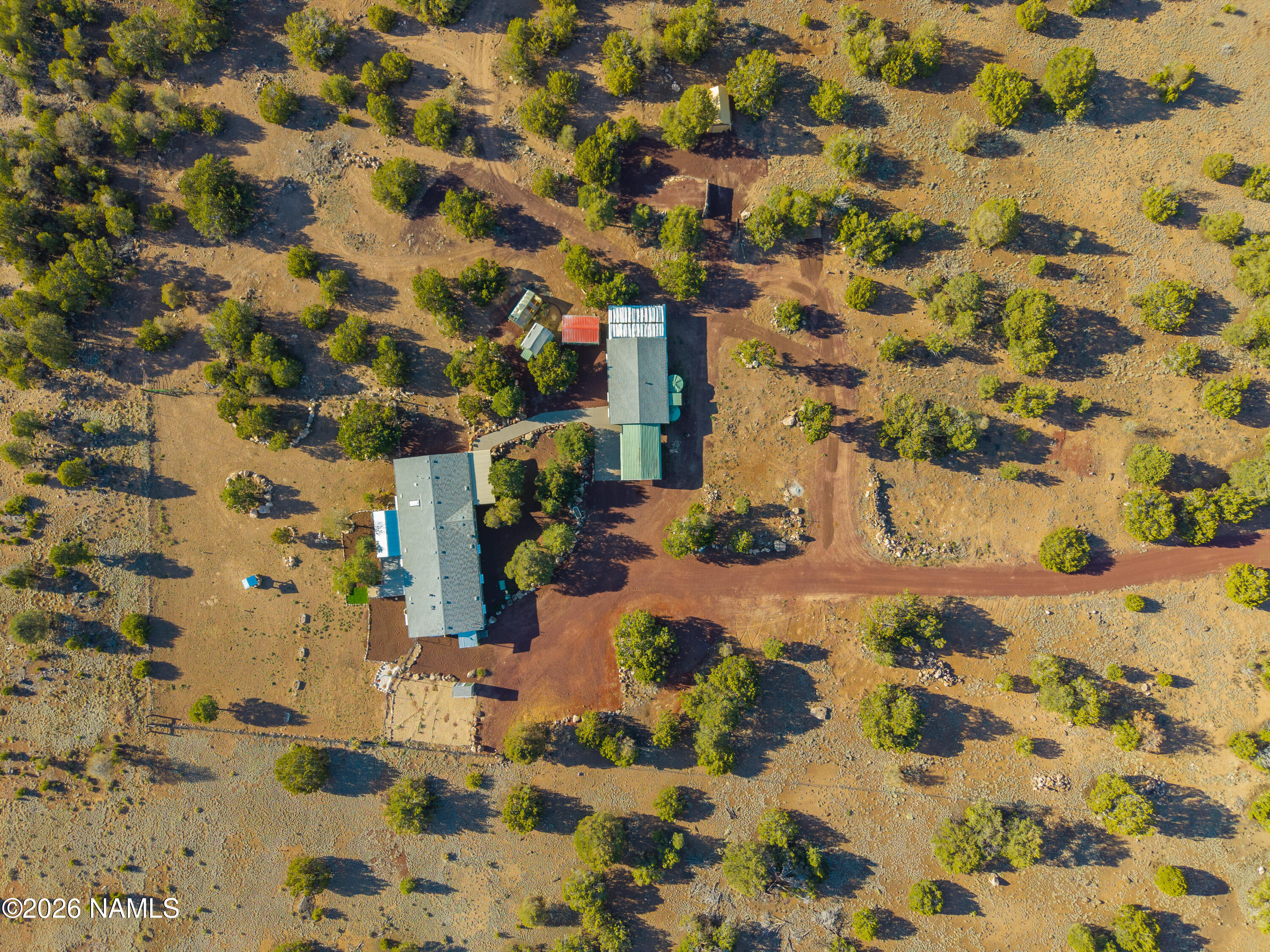 13626 Ravenwood Road Williams, AZ 86046 - Photo 37 of 40 Bird's Eye