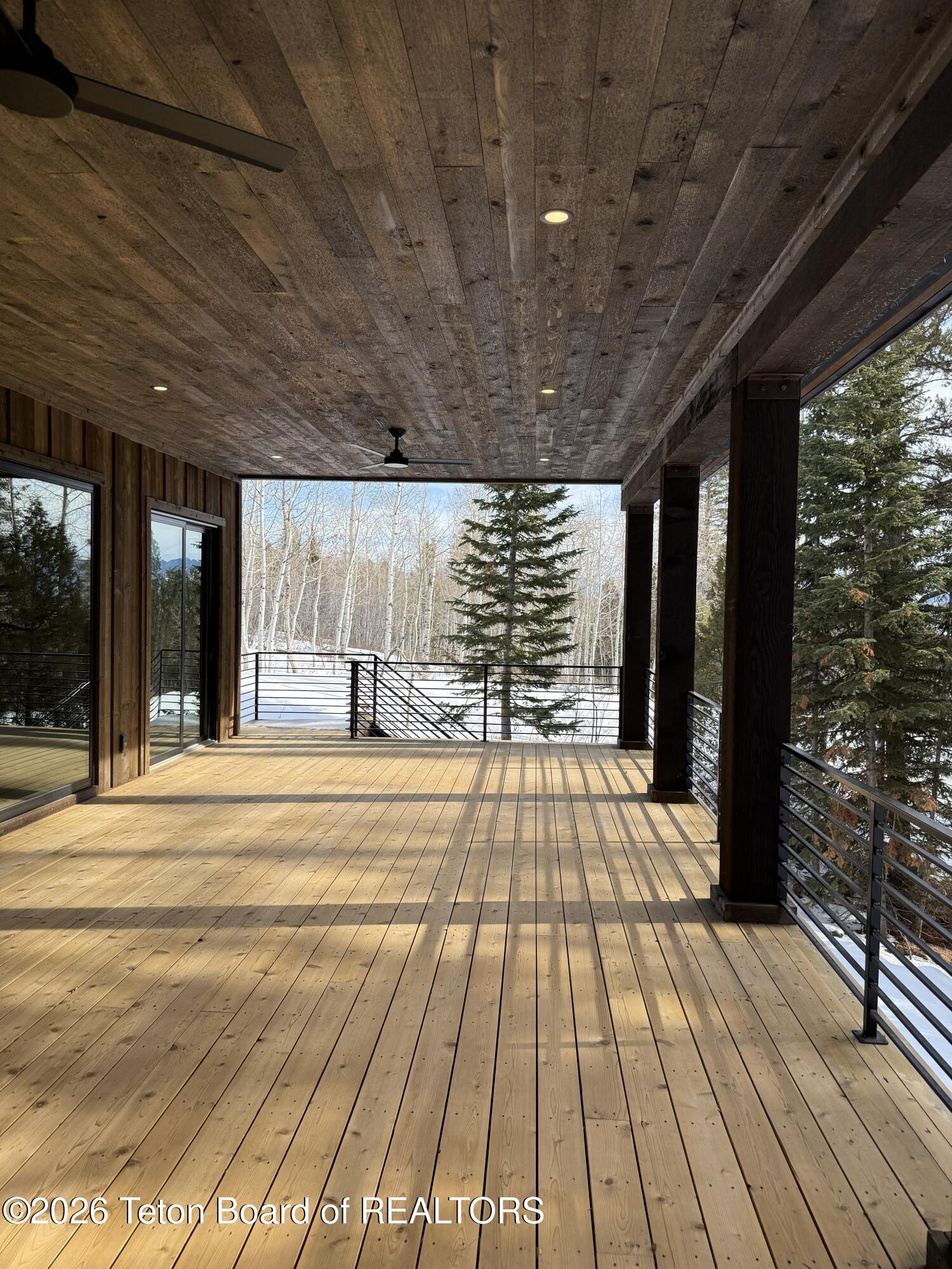 5727 Forest Ridge Road Victor, ID 83455 - Photo 63 of 76 Upper Covered Deck 2