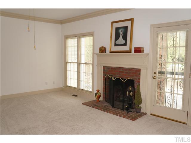 8444 Wycombe Lane Raleigh, NC 27615 - Photo 5 of 25 New carpeting & fresh paint make this huge living room feel new! 9 foot smooth ceilings add to the size of this great space.