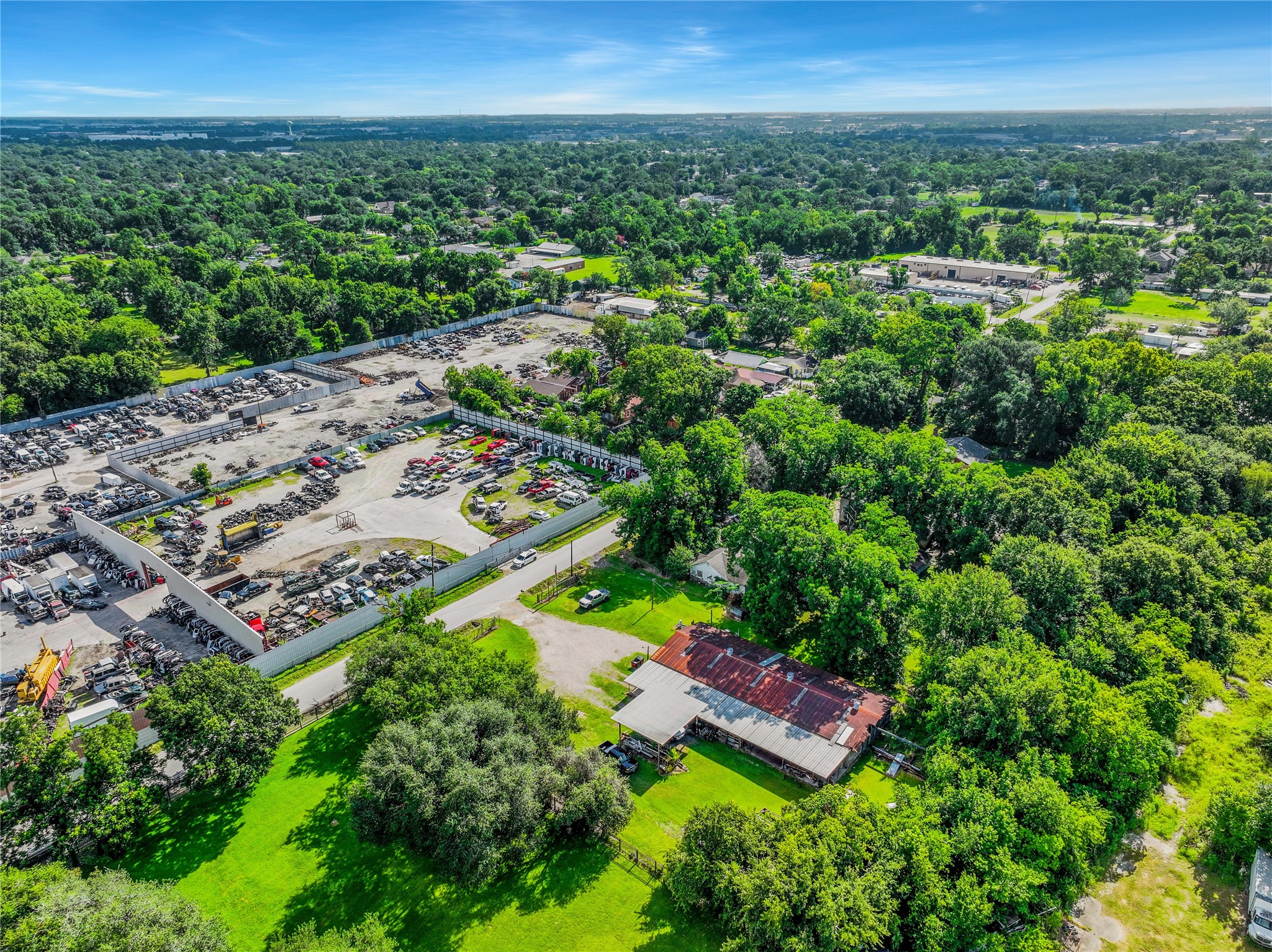 132 Hambrick Road Houston, TX 77060 - Photo 10 of 25 an aerial view of residential houses with outdoor space and trees