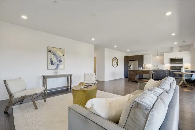 a view of a building with a yard