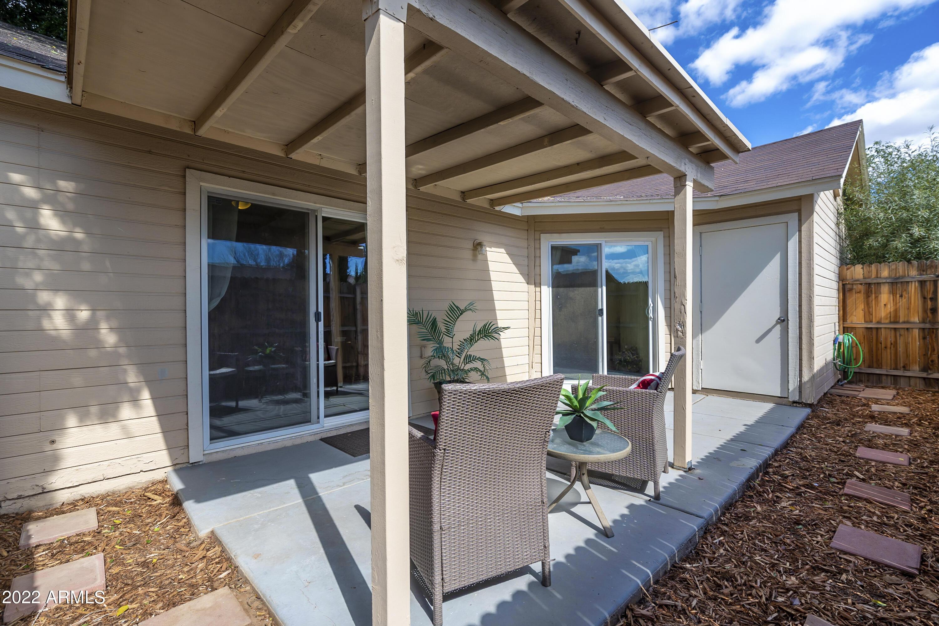 2455 East Broadway Road, Unit 19 Mesa, AZ 85204 - Photo 22 of 26 Covered Patio and Storage Room