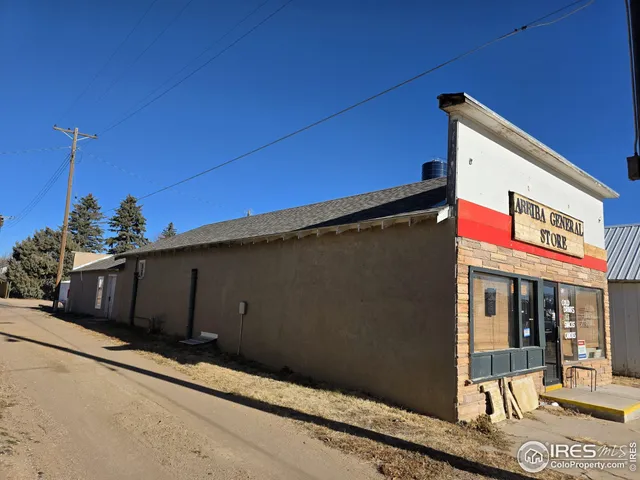 a front view of a building