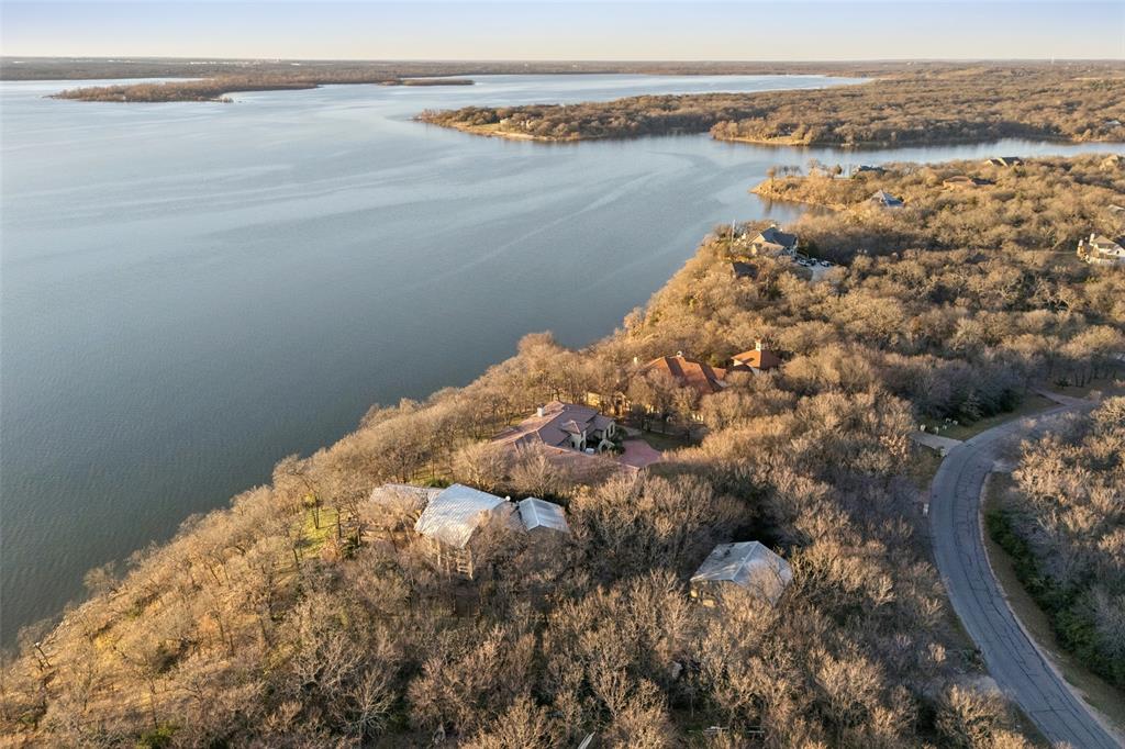Elevated peninsula overlooking Lake Lewisville