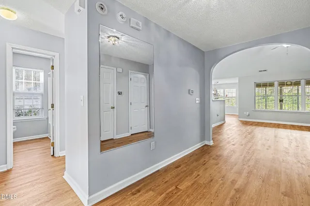 wooden floor with a window