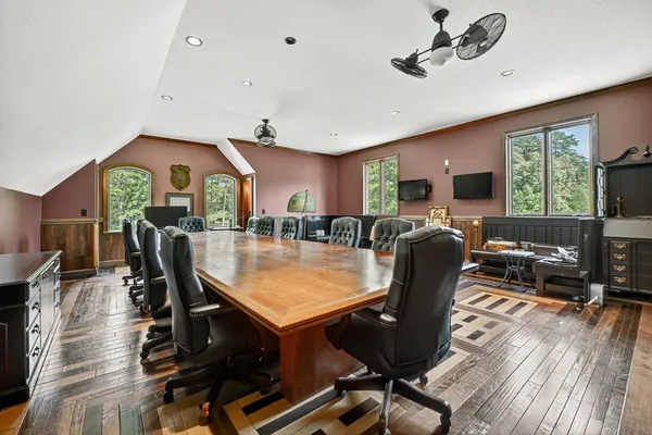 a view of a car garage