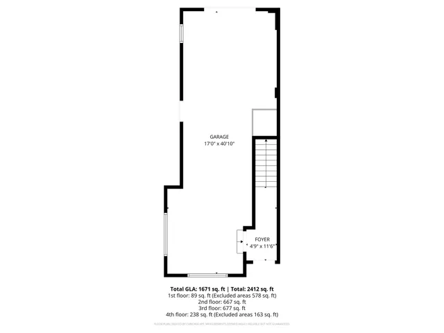 a picture of a bench in front of building