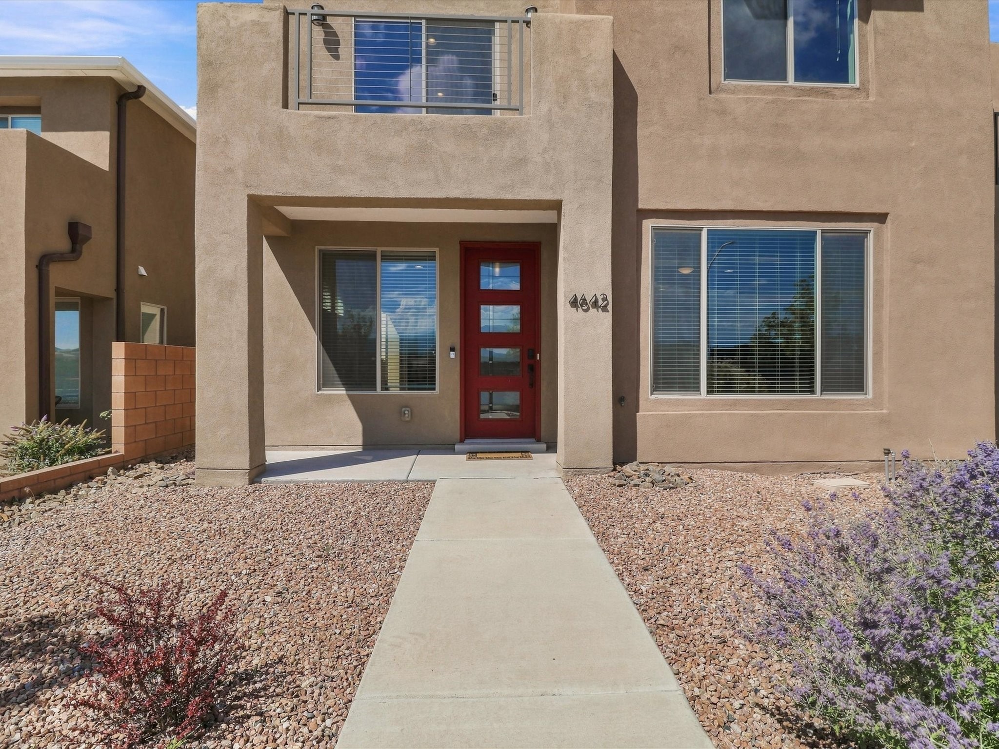 4642 Rail Runner Road Santa Fe, NM 87507 - Photo 3 of 74 Main entry door to the house