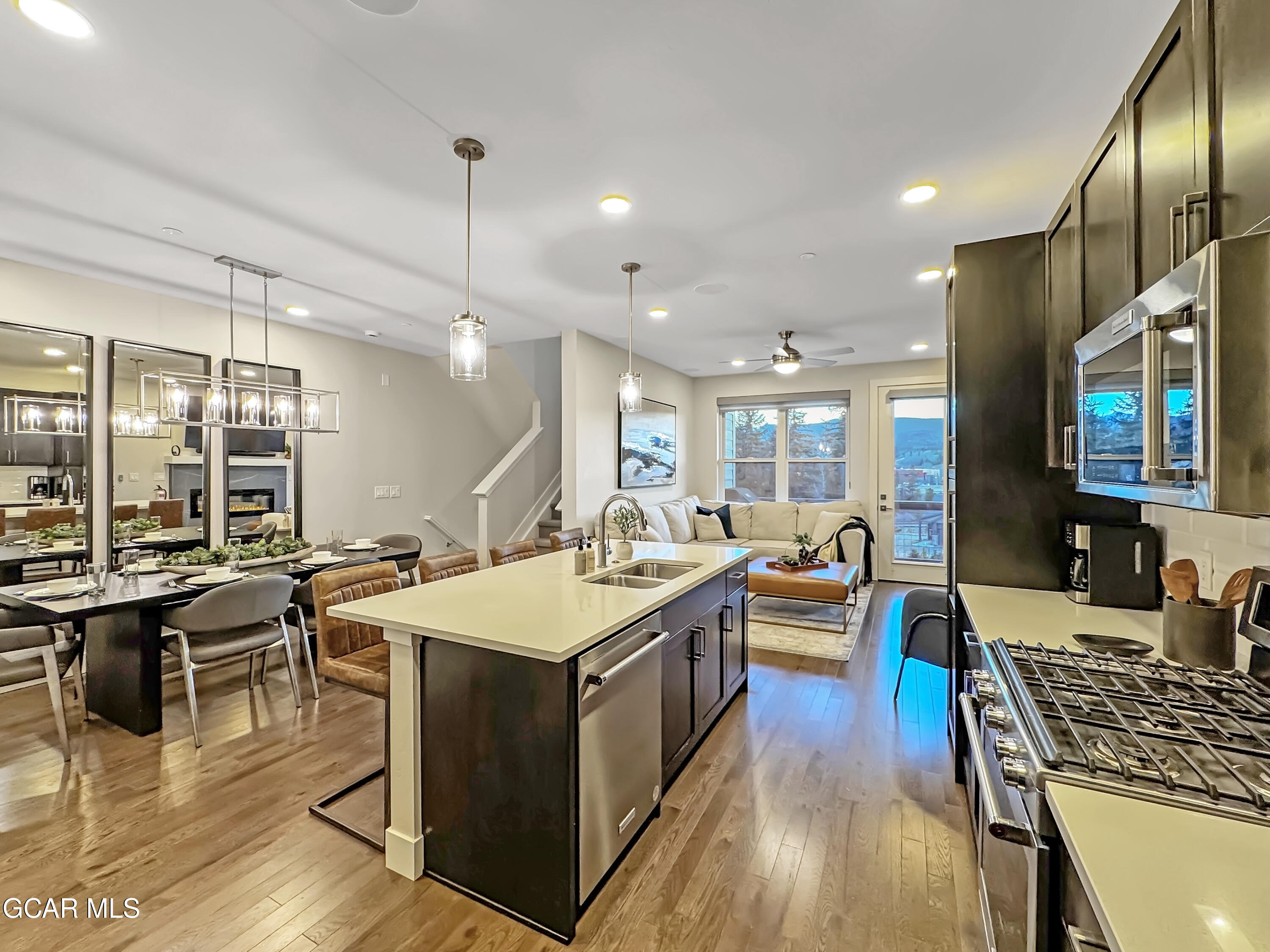 166 Homestead Loop Fraser, CO 80442 - Photo 23 of 56 a large kitchen with lots of counter space and stainless steel appliances