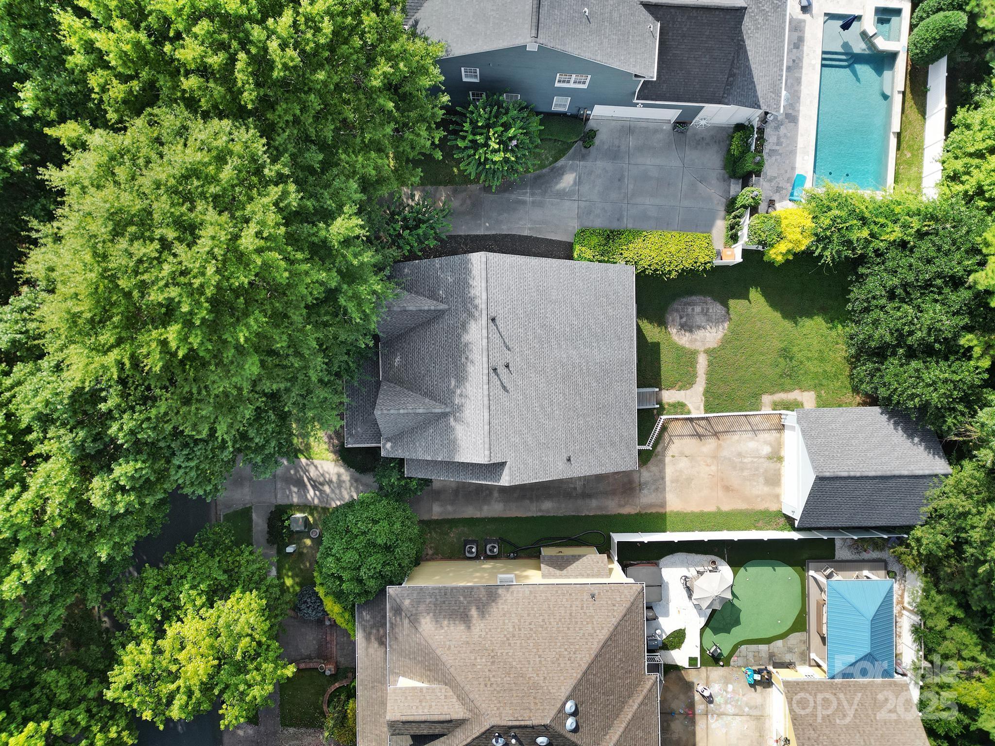 2612 Nations Commons Street Fort Mill, SC 29708 - Photo 45 of 48 an aerial view of a house with outdoor space and a lake view