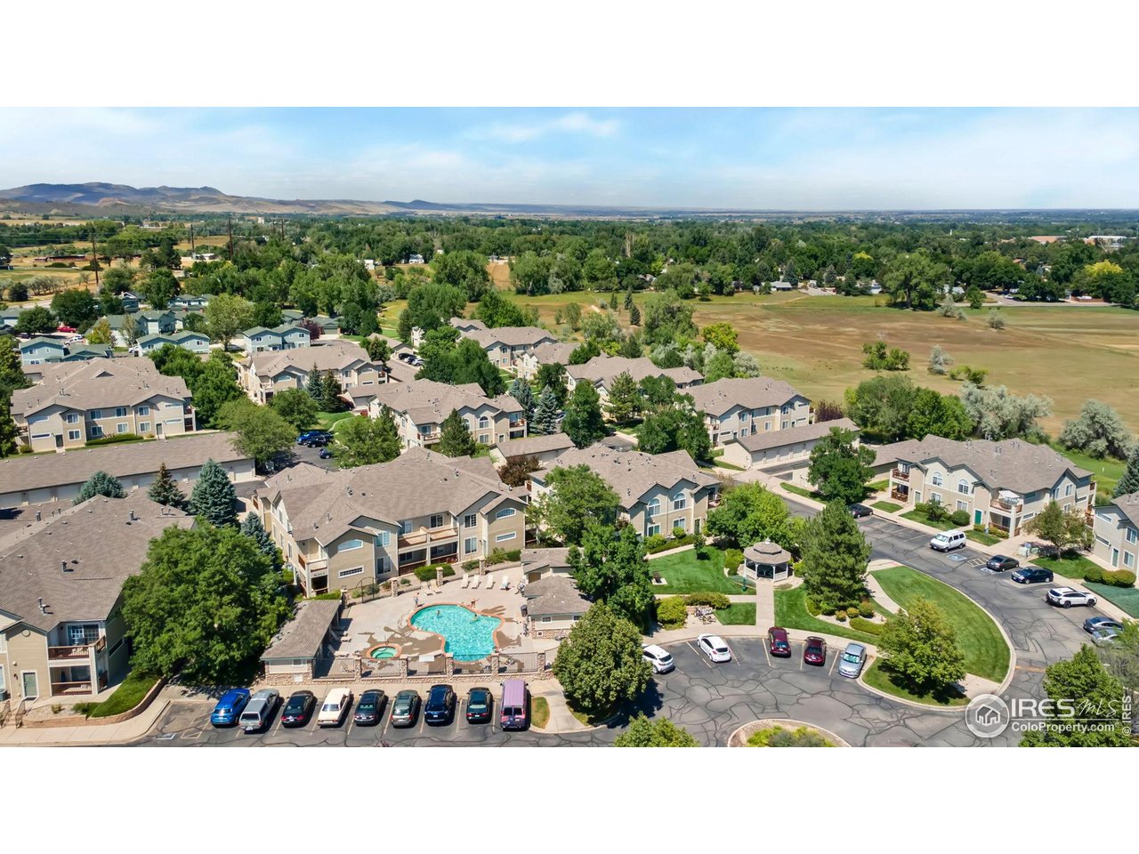 3002 West Elizabeth Street, Unit F Fort Collins, CO 80521 - Photo 18 of 18 an aerial view of multiple house