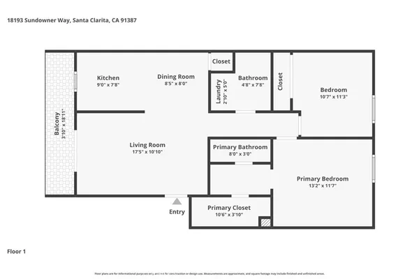 $365,000 | 18193 Sundowner Way, Unit 815, Canyon Country, CA 91387