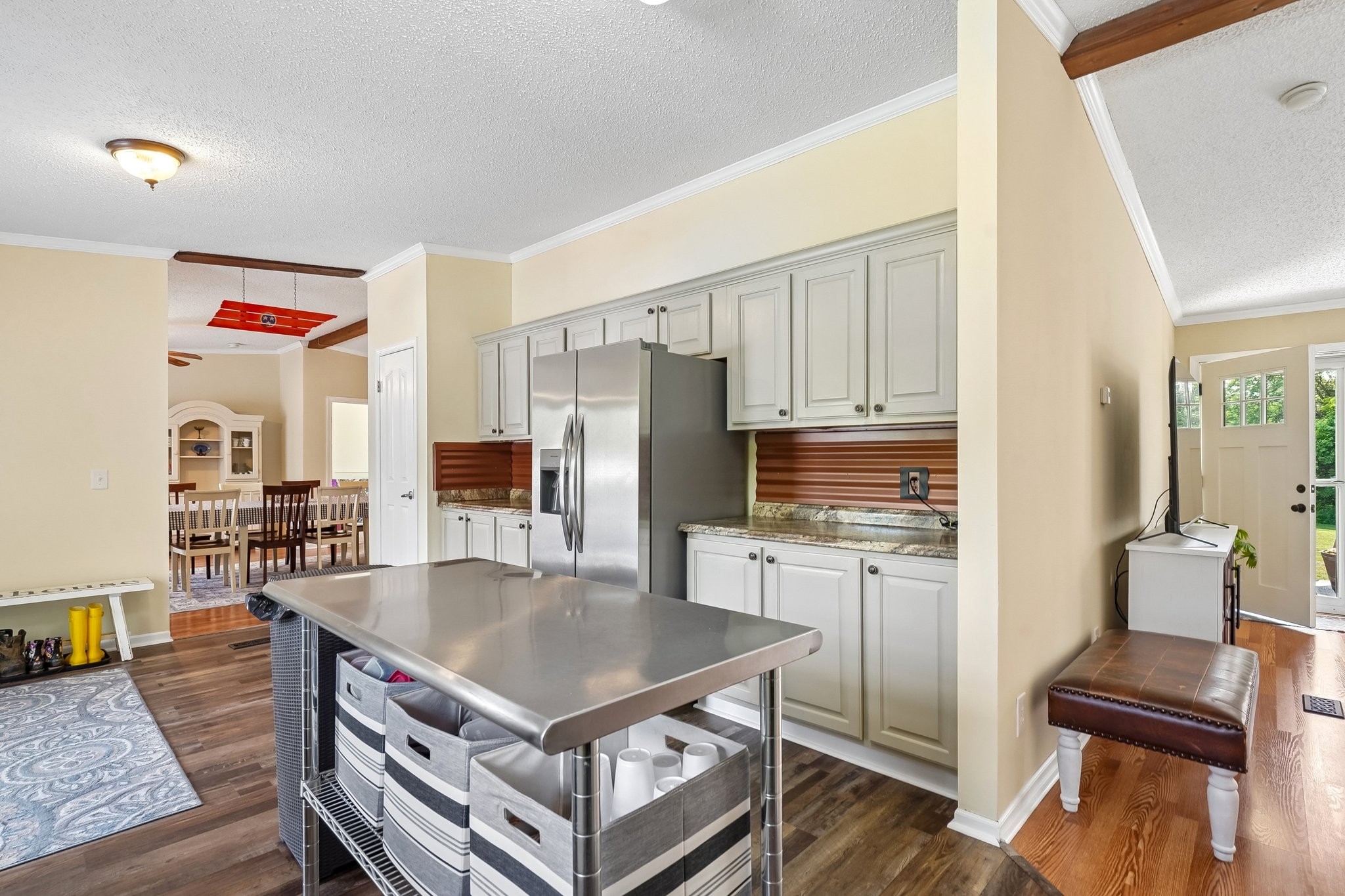 4844 Coleman Hill Road Rockvale, TN 37153 - Photo 19 of 66 a kitchen with stainless steel appliances a stove a refrigerator and a dining table
