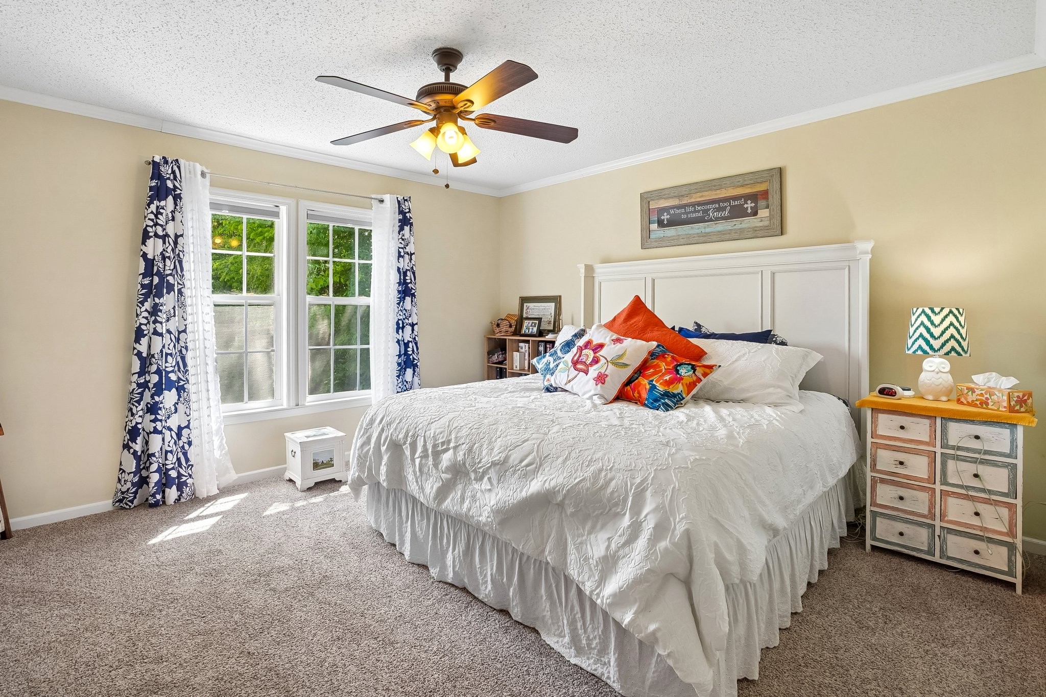 4844 Coleman Hill Road Rockvale, TN 37153 - Photo 32 of 66 a bedroom with a bed and a chandelier