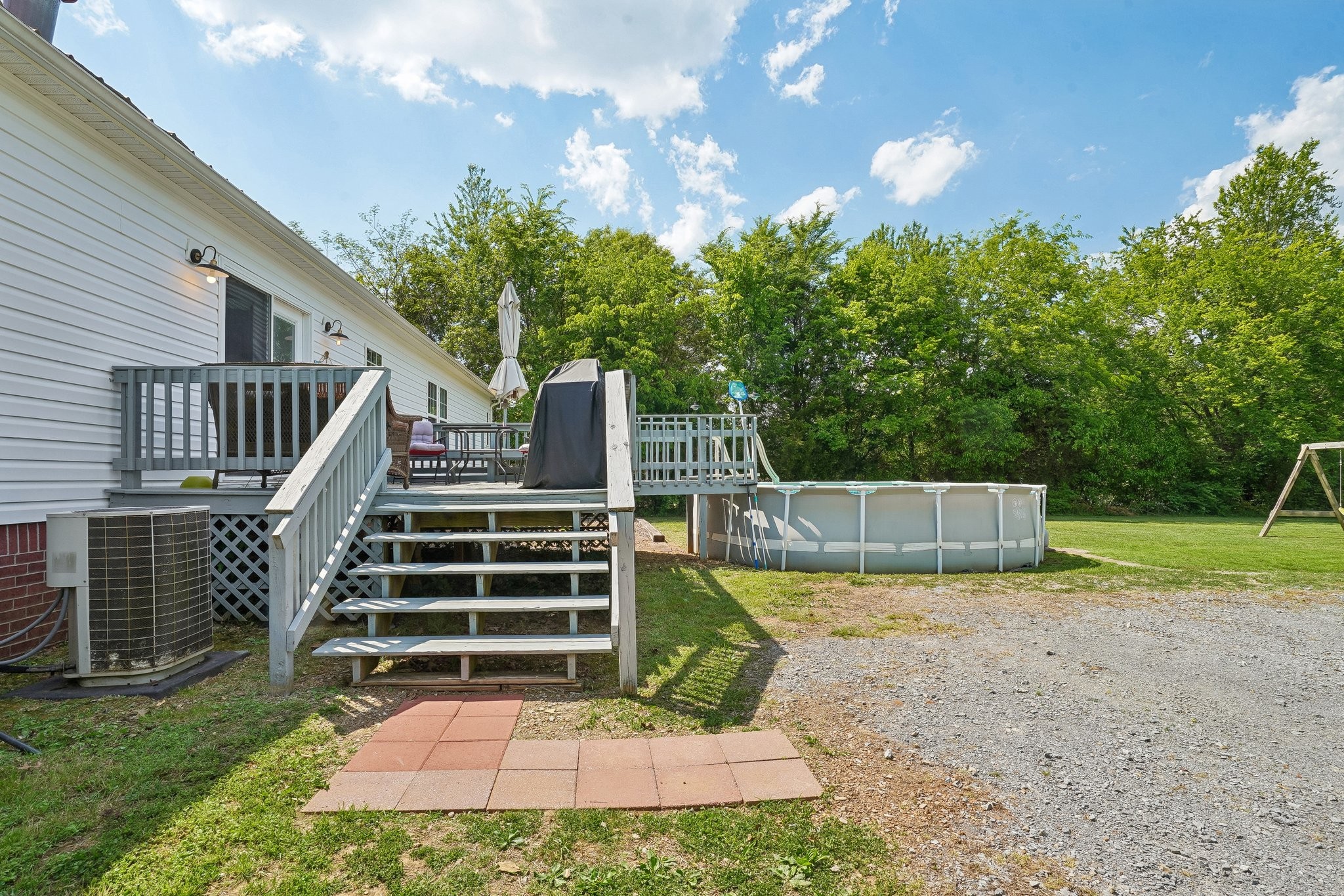 4844 Coleman Hill Road Rockvale, TN 37153 - Photo 41 of 66 a view of a backyard with stairs