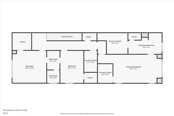 $5,350 | 4500 Hopkins Avenue, Dallas, TX 75209