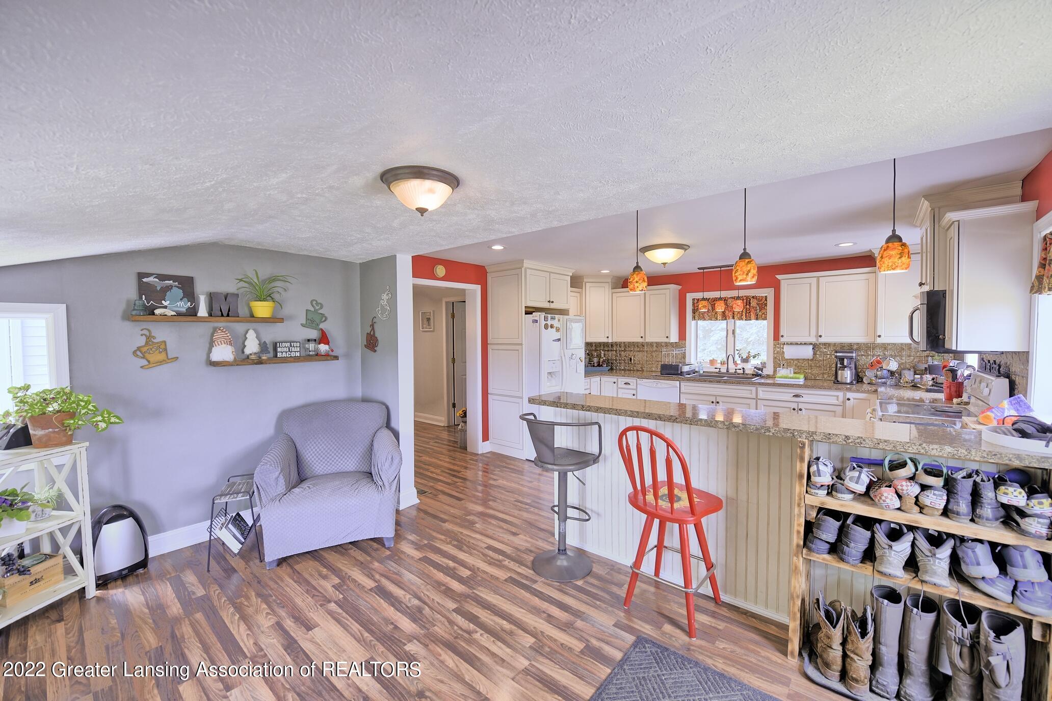 10909 Looking Glass Road Portland, MI 48875 - Photo 8 of 36 Nook to kitchen