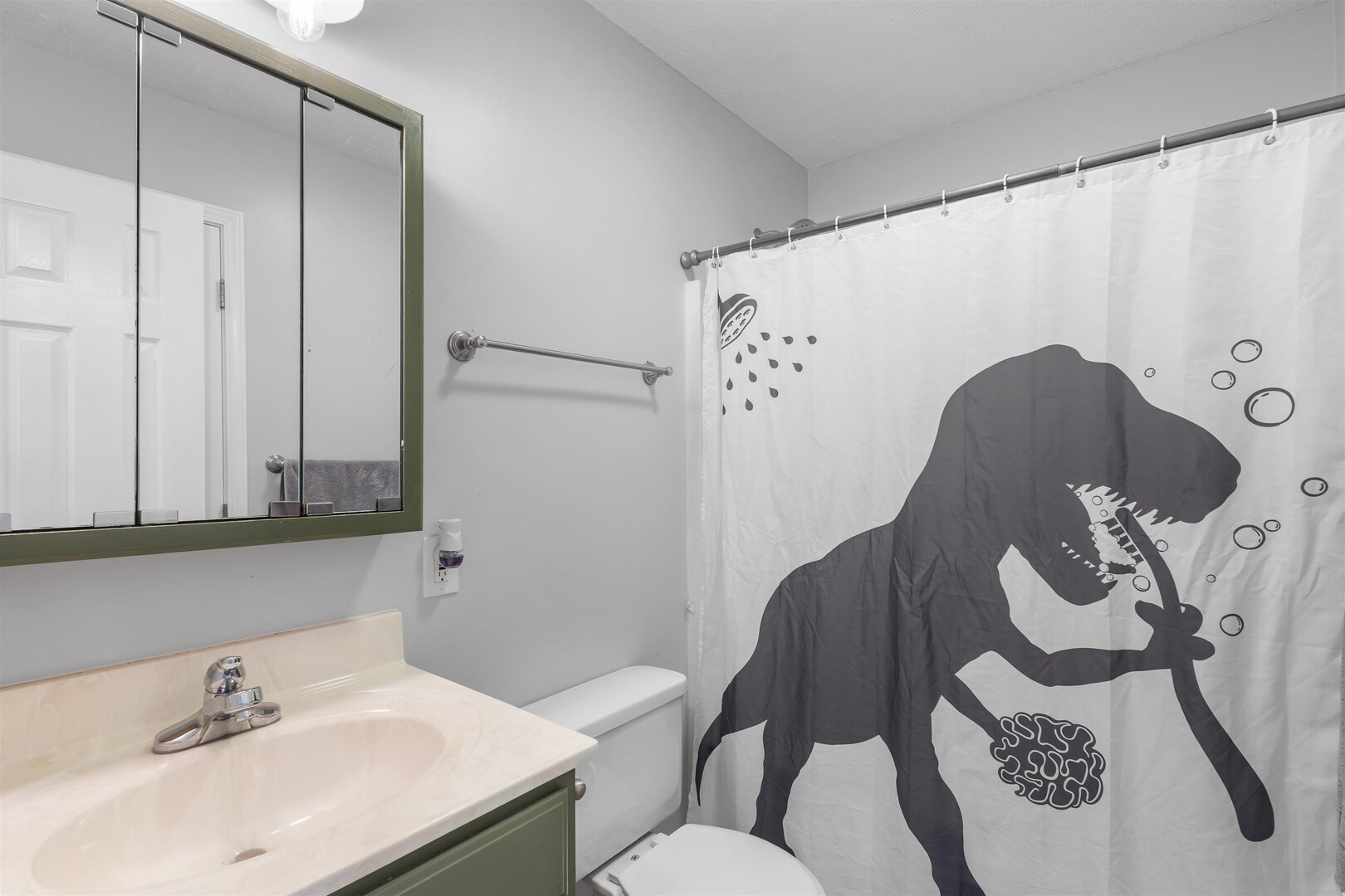 3005 Hickory Ridge Drive, Unit 3005 Herrin, IL 62948 - Photo 13 of 23 a bathroom with a sink mirror and toilet