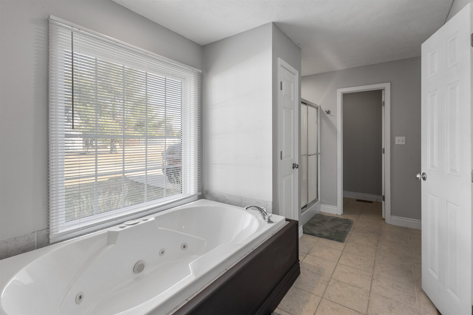3005 Hickory Ridge Drive, Unit 3005 Herrin, IL 62948 - Photo 17 of 23 a bathroom with a bathtub and a shower
