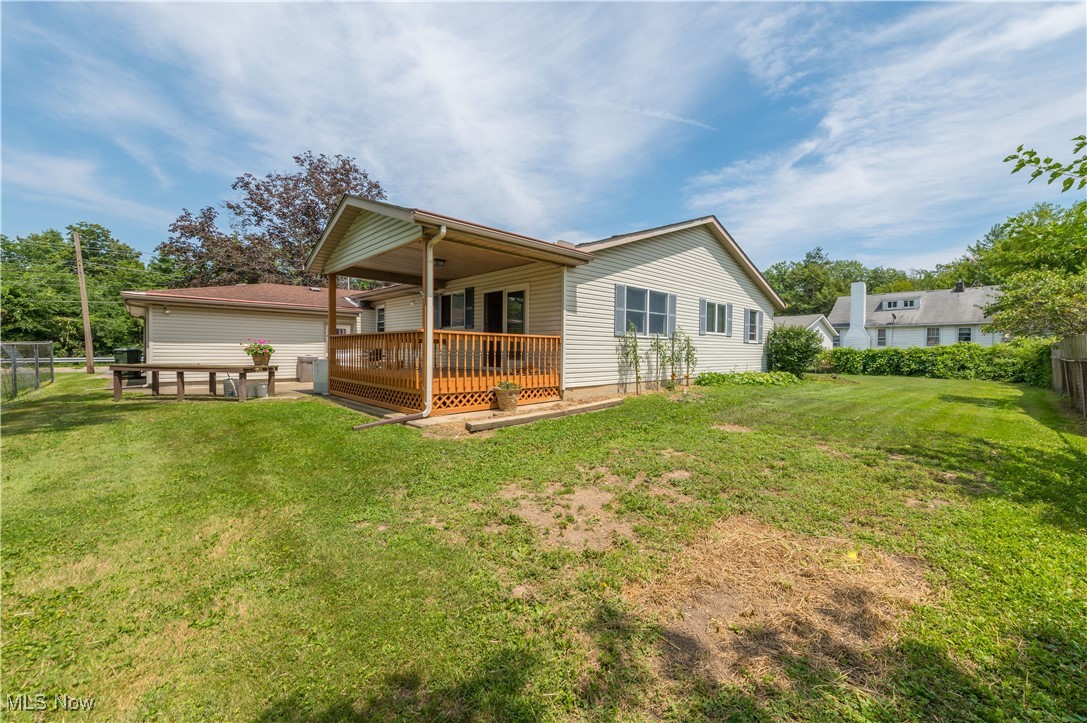1140 West River Road Vermilion, OH 44089 - Photo 38 of 49 Back of property with a wooden deck