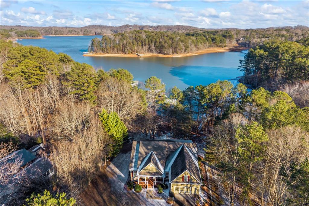 80 Hardy Farms Point Martin, GA 30557 - Photo 12 of 84 a view of a lake with a mountain in the background and lake view