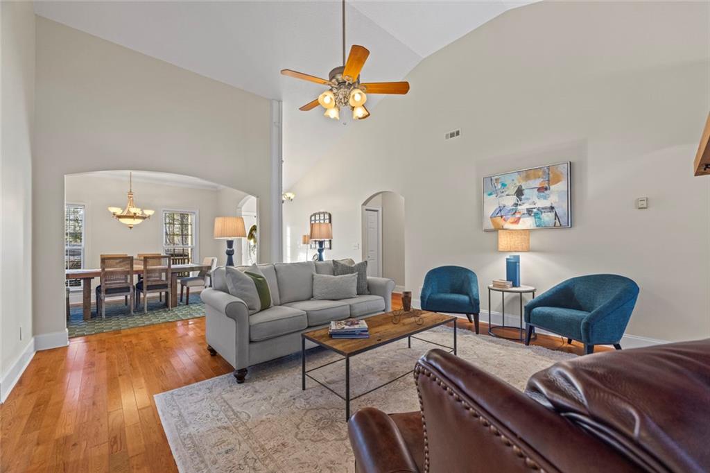 80 Hardy Farms Point Martin, GA 30557 - Photo 19 of 84 a living room with furniture and a wooden floor