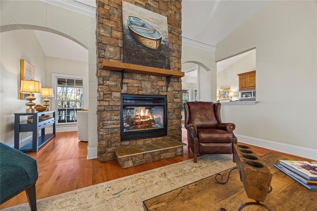 80 Hardy Farms Point Martin, GA 30557 - Photo 21 of 84 a living room with furniture and a fireplace