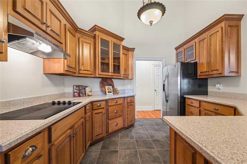 80 Hardy Farms Point Martin, GA 30557 - Photo 34 of 84 a kitchen with stainless steel appliances granite countertop a sink and cabinets