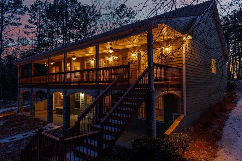 80 Hardy Farms Point Martin, GA 30557 - Photo 80 of 84 a view of porch with a table and chairs