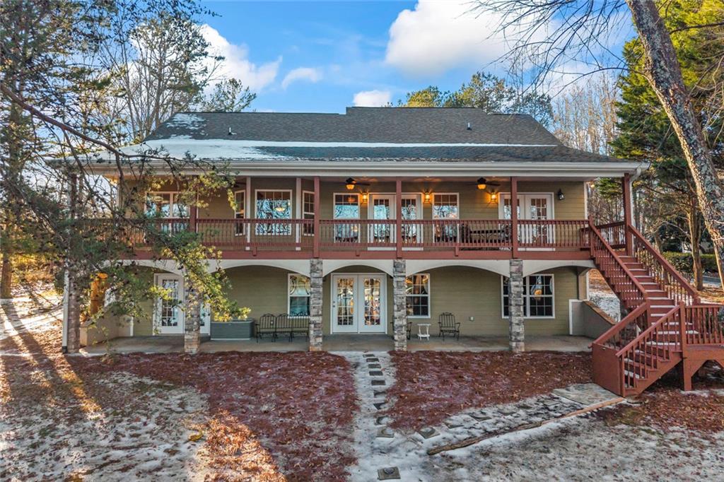 80 Hardy Farms Point Martin, GA 30557 - Photo 8 of 84 a front view of a house with garden