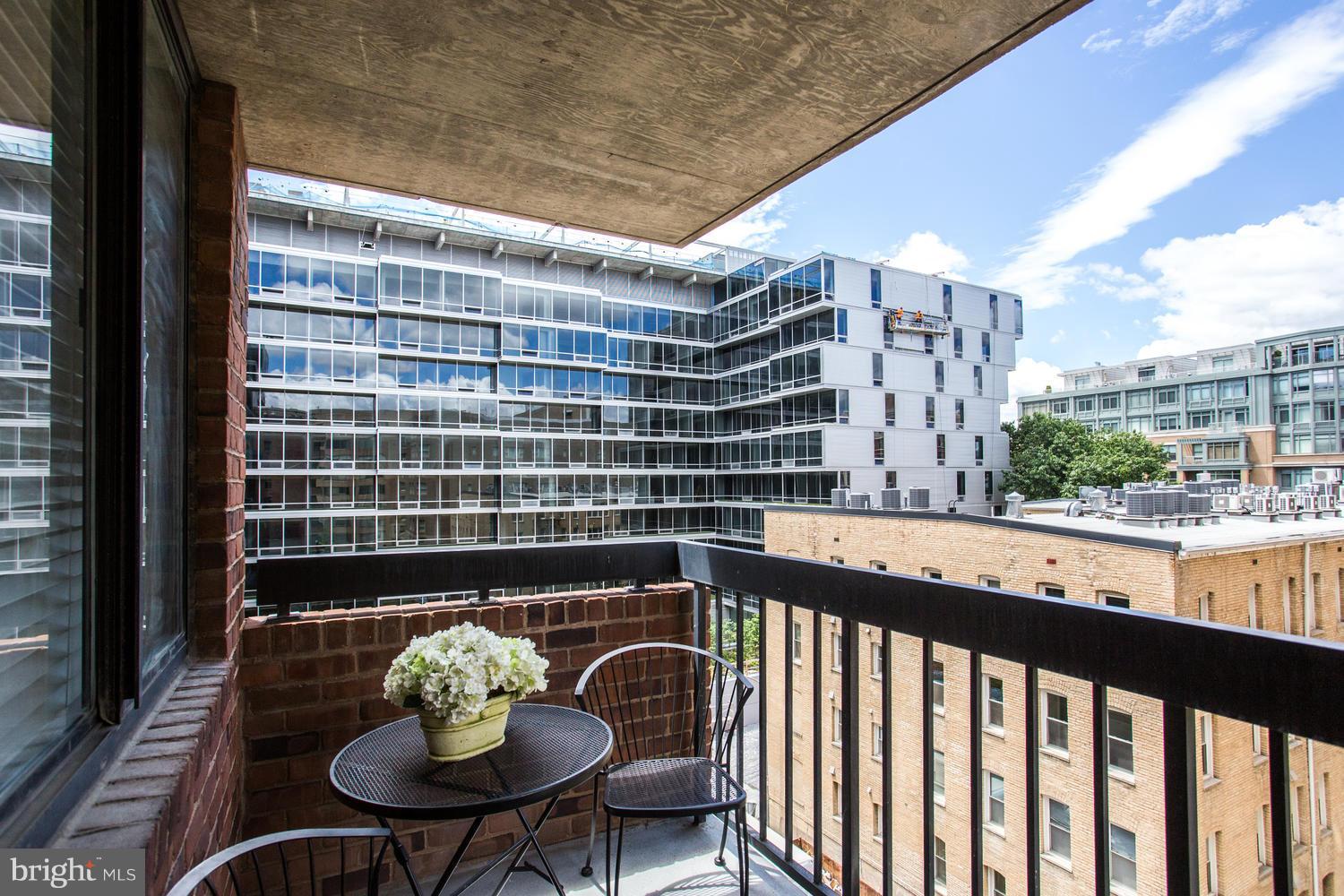 1140 23rd Street Northwest, Unit 702 Washington, DC 20037 - Photo 9 of 27 Balcony