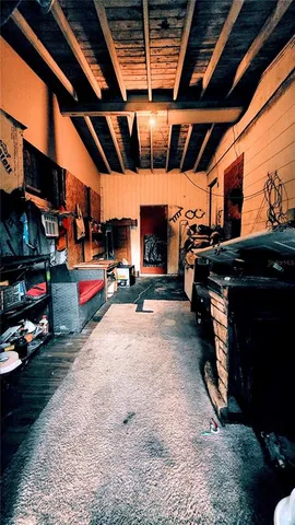 a view of a parking garage