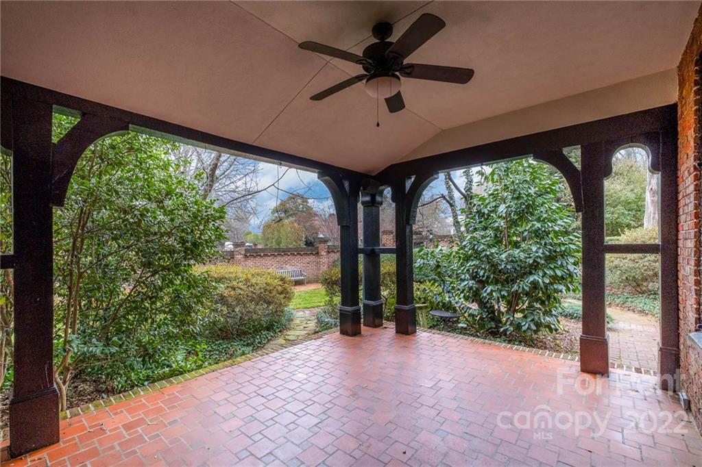 1107 Queens Road Charlotte, NC 28207 - Photo 43 of 44 a view of a porch with a yard