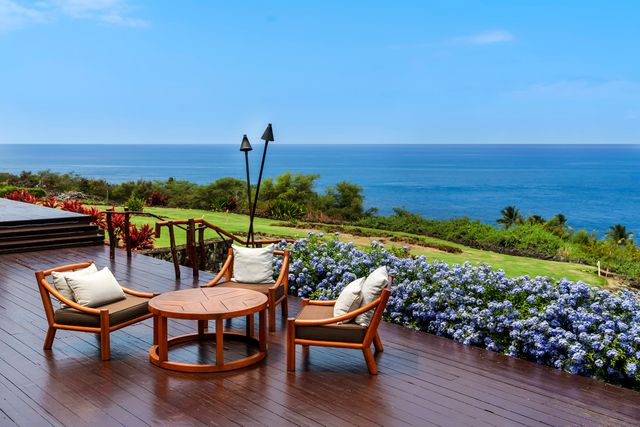 a view of an ocean and beach
