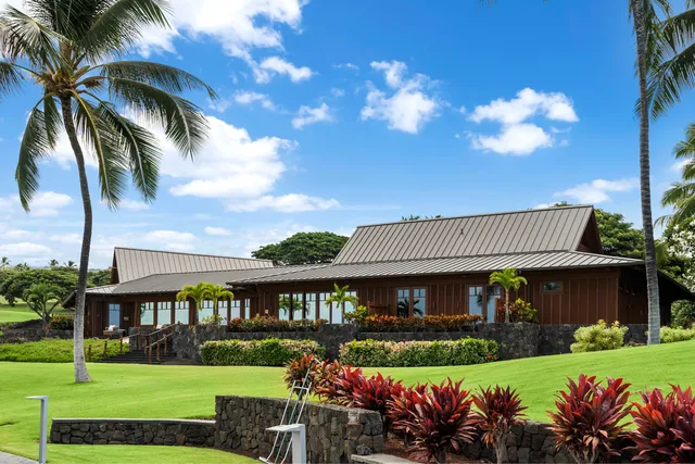 a view of a lush green field
