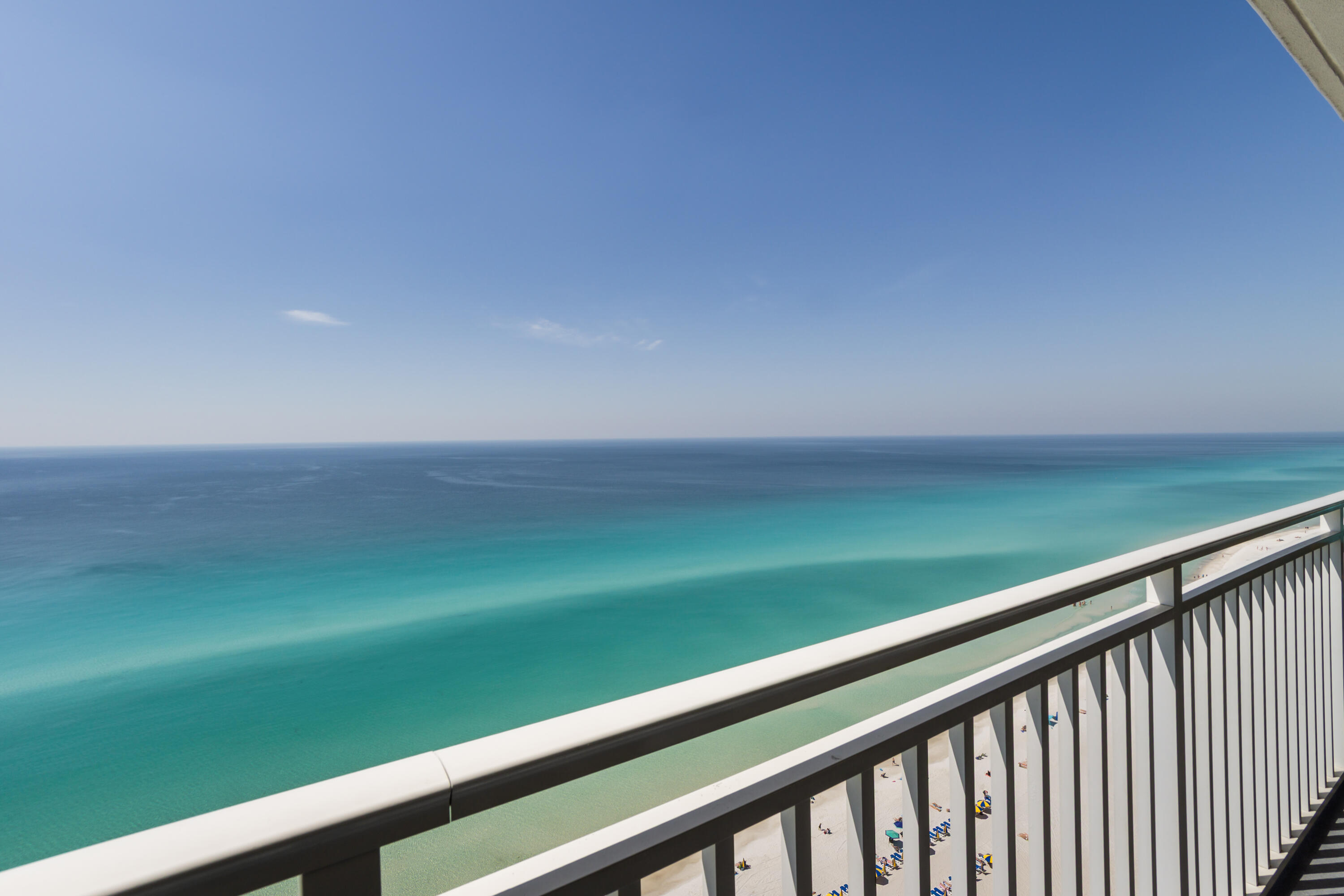 17739 Front Beach Road, Unit 1902W Panama City Beach, FL 32413 - Photo 18 of 54 a balcony with an outdoor space